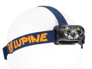 Lupine Blika RX4 SC Stirnlampe (Stirnband: blau-orange) mit 2400 Lumen, 3.5 Ah SmartCore Akku (FastClick) + Bluetooth Fernbedienung
